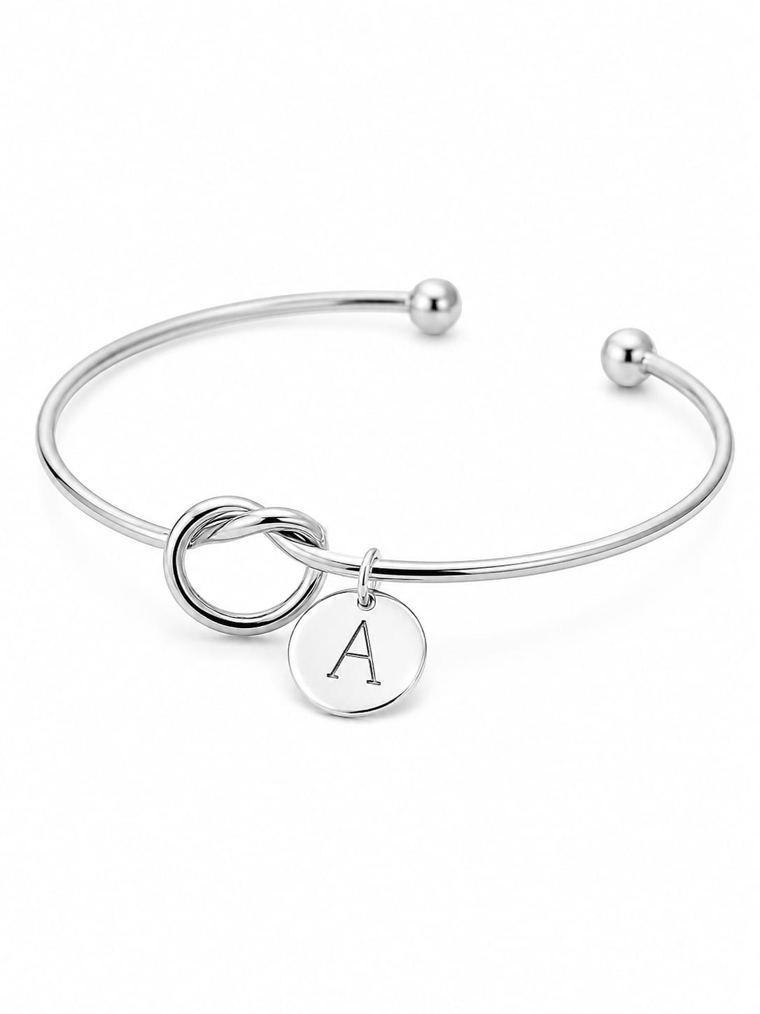 Brazalete Nudo Eterno Personalizado con una Inicial