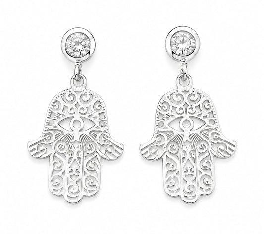 Aretes Mano de Fátima