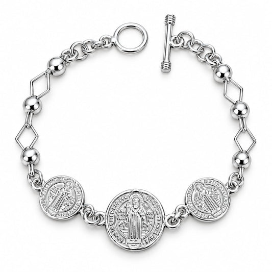Pulsera de San Benito (3) – Fe, Protección y Elegancia