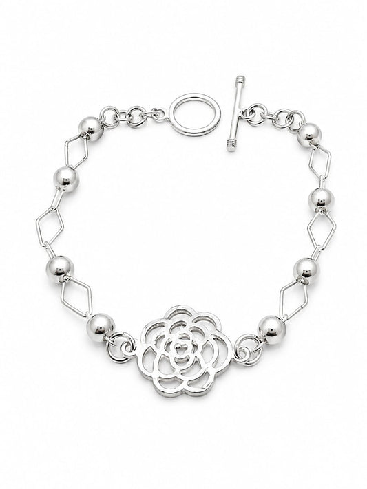 🌹 Pulsera Rosa Calada – Elegancia que Florece Contigo