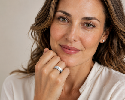 Anillo Argolla Matrimonio en Plata Ley 925 – Grabado con Nombre y Fecha
