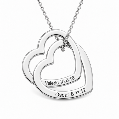 💞 Dije Corazones Unidos Personalizado