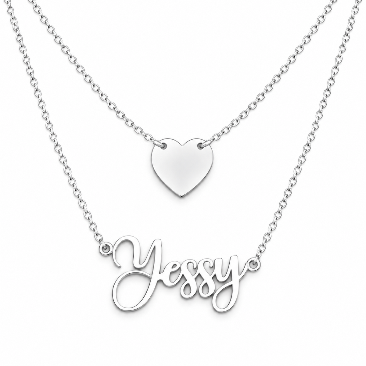 💖 Collar Personalizado con Nombre y Corazón – Un Amor que Llevarás Siempre