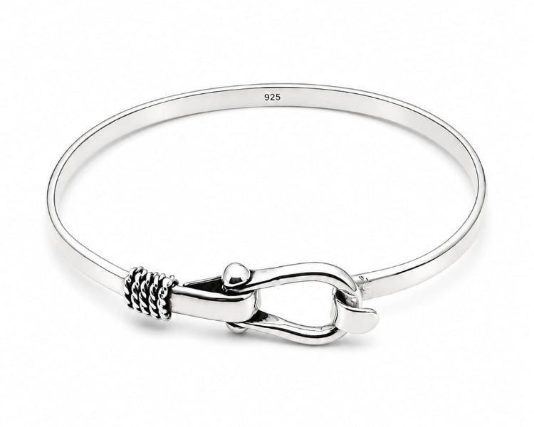 Brazalete Elegance con Broche Marinero en Plata Ley 925