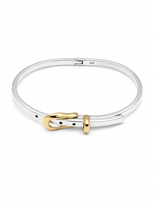 Brazalete Cinturón en Plata Ley 925