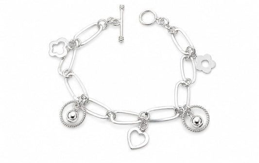 Pulsera de Eslabones con Dijes