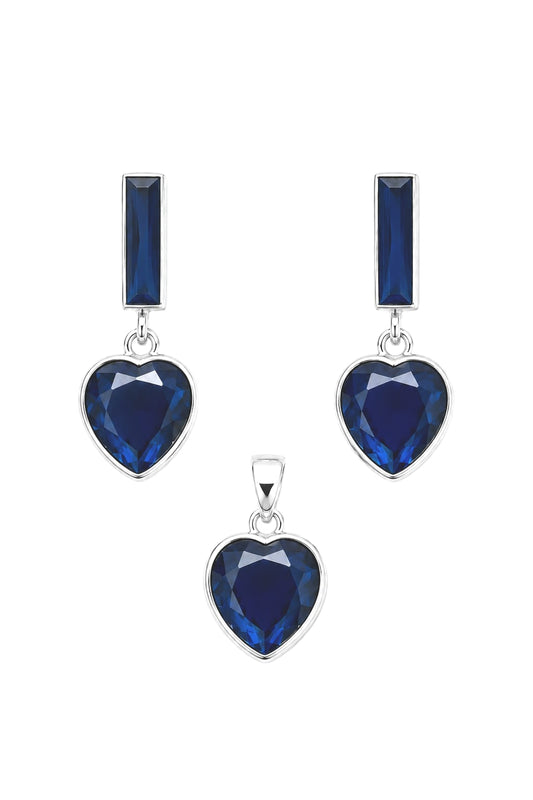 Set Corazón Azul Lápiz Lasuli