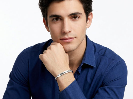 Brazalete Personalizado “Tu Sonrisa Ilumina Mi Vida”