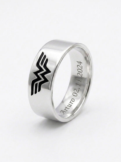 Set de Anillos para Pareja Personalizados – Amor de Superhéroes