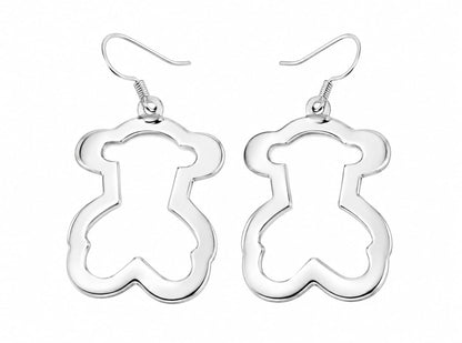 🧸 Aretes Silueta de Oso – Dulzura, Elegancia y Estilo