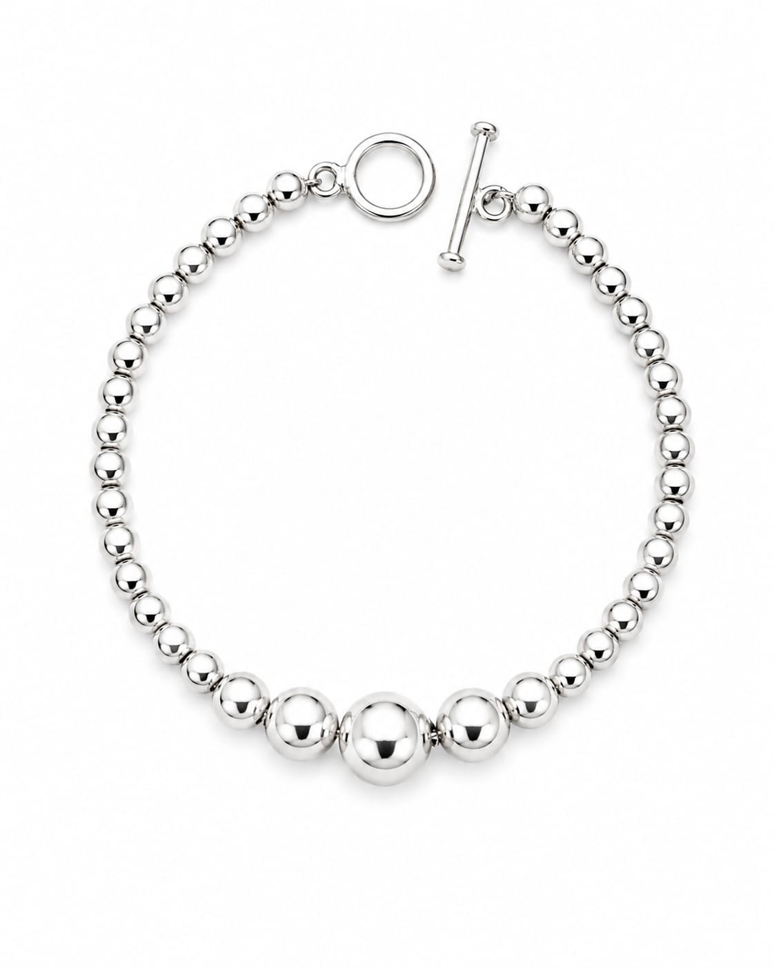 ✨ Pulsera de Bolitas en Disminución – Elegancia Clásica y Atemporal