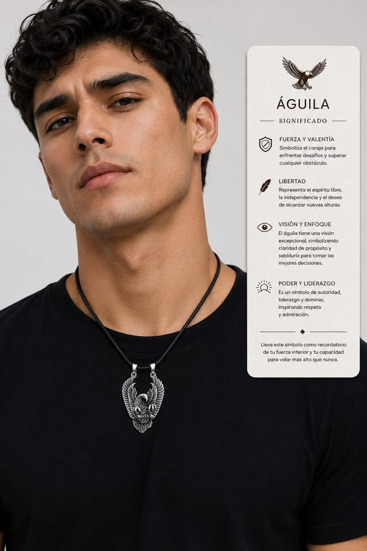 🦅 Dije Águila – Fuerza, Libertad y Determinación