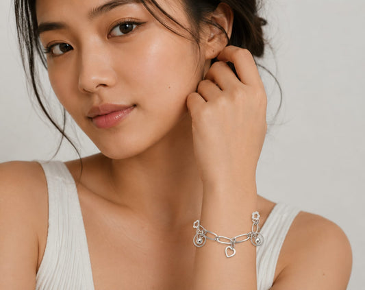 Pulsera de Eslabones con Dijes
